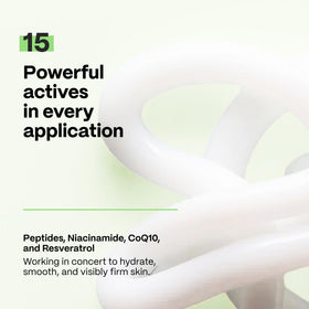 Mad Hippie ingredient label highlighting peptides and niacinamide