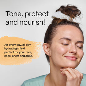 Mad Hippie mist being applied to facial skin for quick refresh