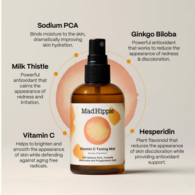 Mad Hippie fine mist cloud illustrating lightweight hydration