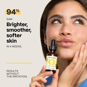 Mad Hippie dropper dispensing serum droplets for easy application and precise dosing benefit