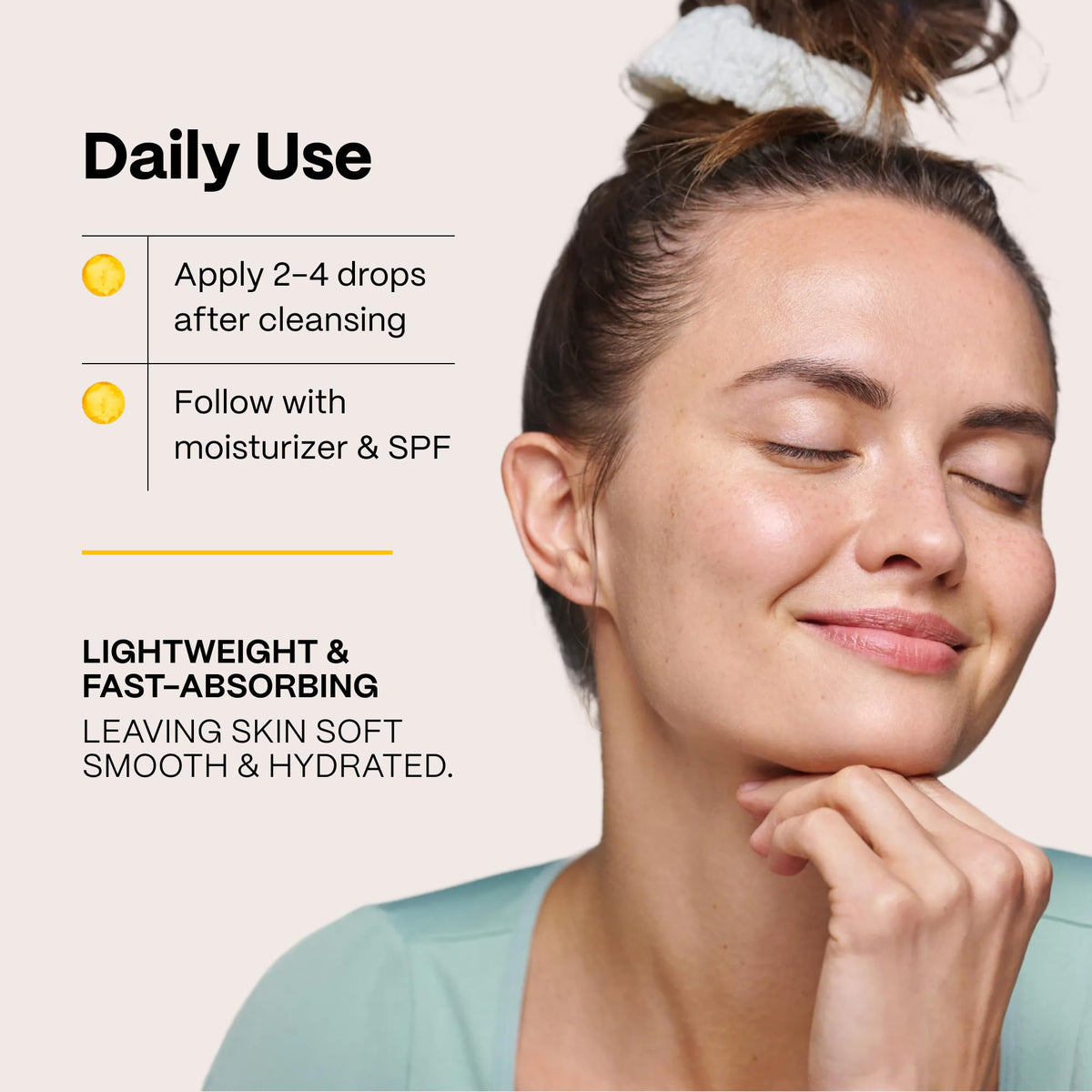 Mad Hippie Vitamin C serum texture drop showing lightweight, hydrating consistency