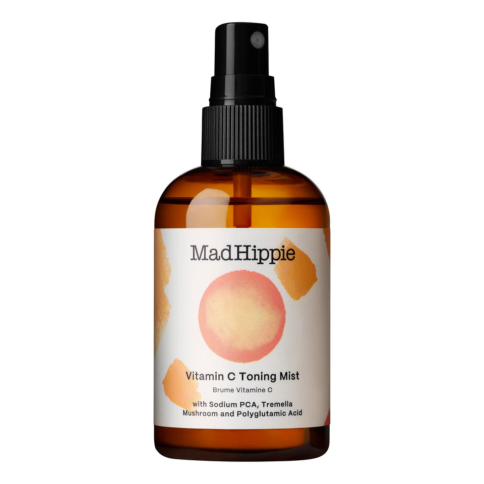 Mad Hippie front packaging showing bottle and benefits