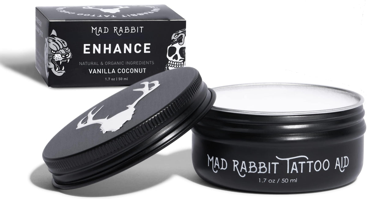 Mad Rabbit Enhance Balm texture close-up illustrating smooth application