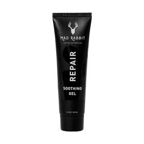 Mad Rabbit front label of soothing gel showing product identity and calm benefit