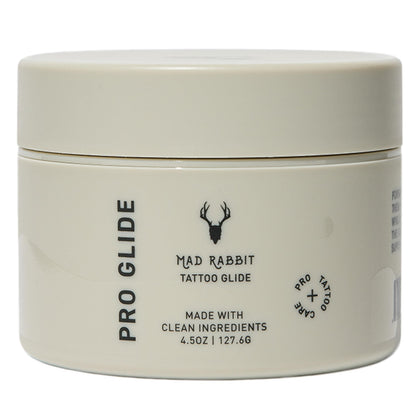 Mad Rabbit Glide front packaging showing clean vegan formula benefits