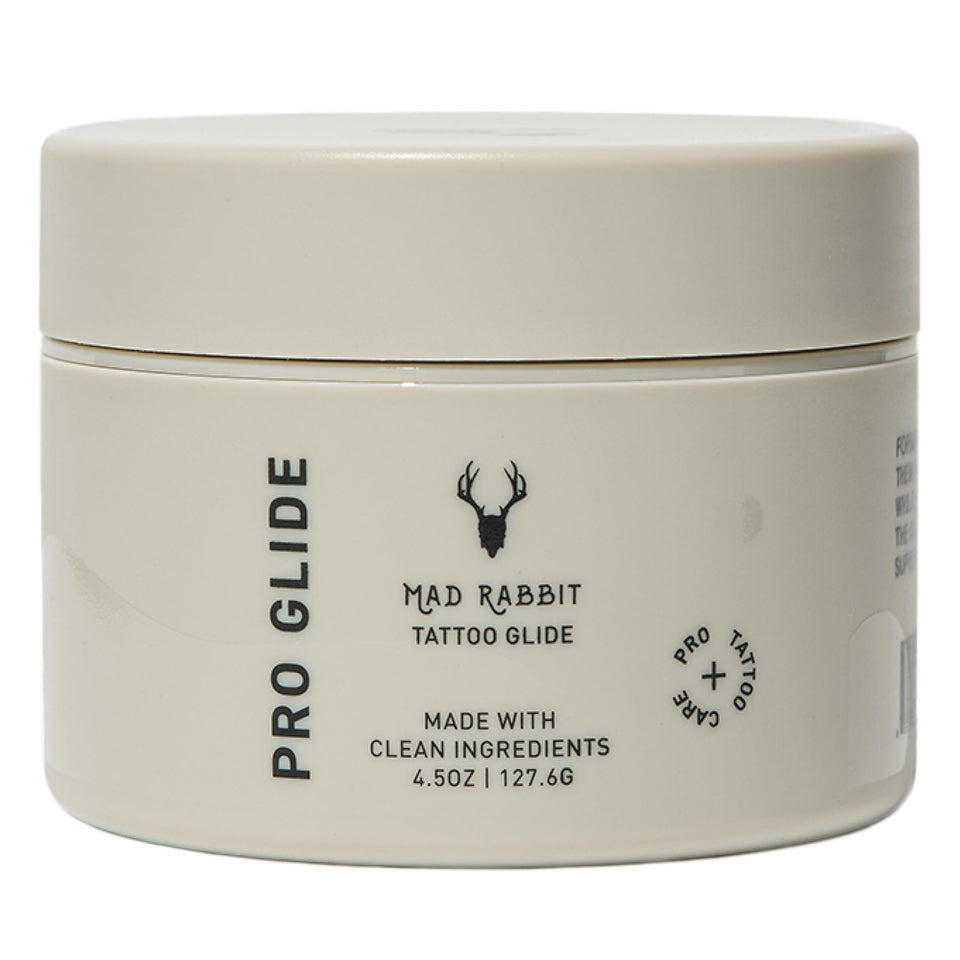 Mad Rabbit Glide front packaging showing clean vegan formula benefits