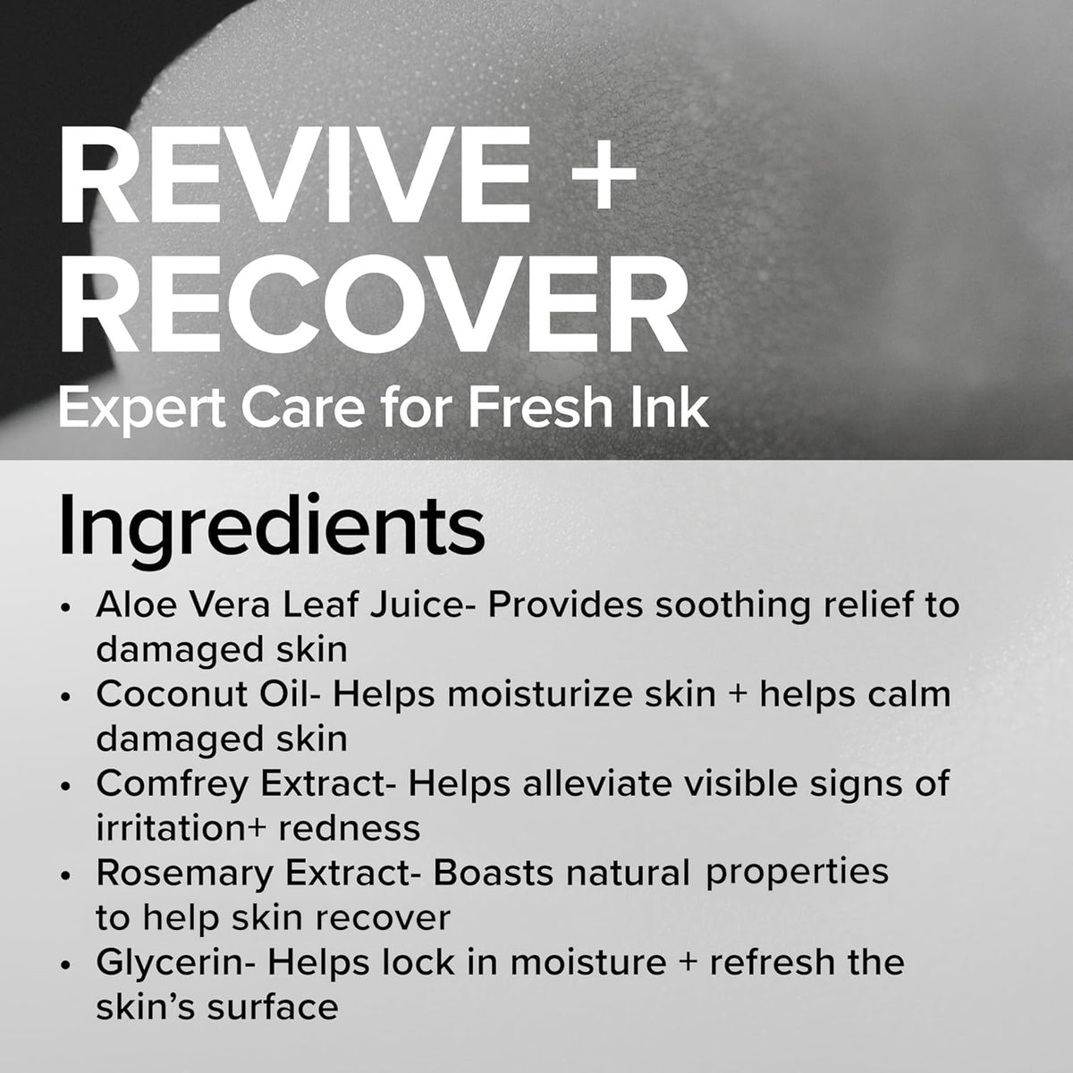 Mad Rabbit label close-up highlighting vegan, clean ingredients