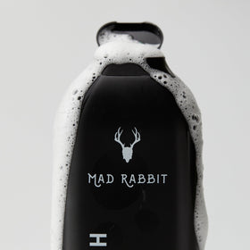 Mad Rabbit with coconut and vanilla props, evokes the clean soothing scent