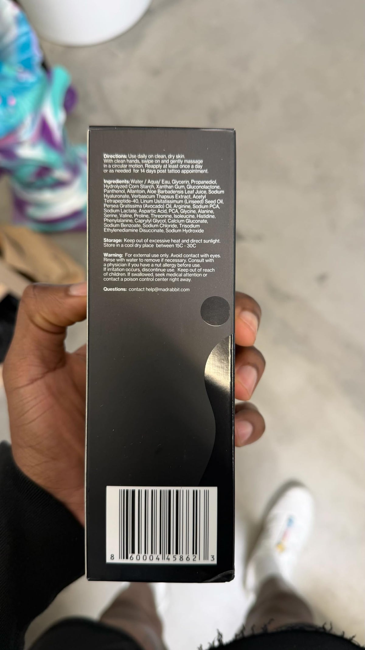 Mad Rabbit travel size comparison showing portability and on-the-go protection