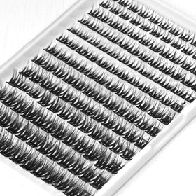 Madam Fifi close-up of individual sticky lash cluster texture and feathered finish