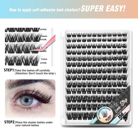 Madam Fifi model wearing lashes showing natural blend and instant glam benefit