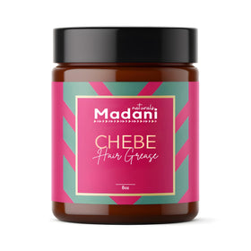 Madani Naturals jar front view showing product branding and packaging benefit