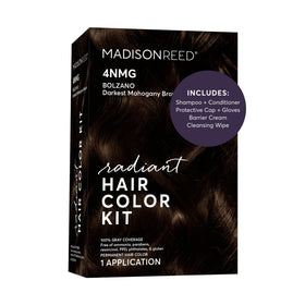 Madison Reed front packaging showing 4NMG Bolzano and benefits