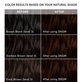 Madison Reed color swatch strand demonstrating warm gold mahogany tones