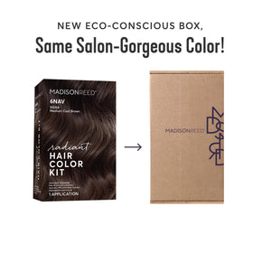 Madison Reed styled hair in salon-like setting demonstrating glossy finish