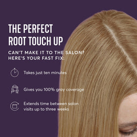 Madison Reed precision brush and bowl ready to apply roots accurately and neatly