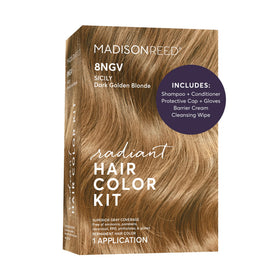 Madison Reed product front packaging showing shade 8NGV and benefits
