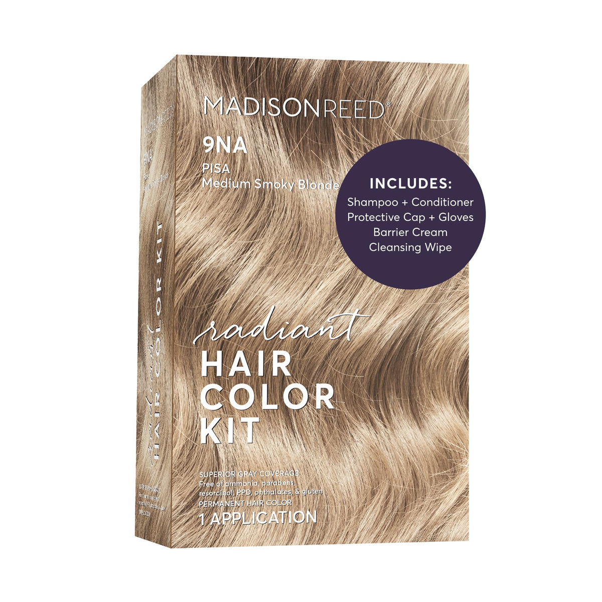 Madison Reed front packaging of 9NA Pisa showing box and shade name for easy identification