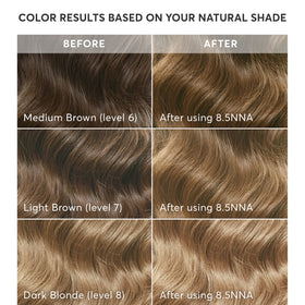Madison Reed brush and gloved hands applying color to roots for precise control benefit