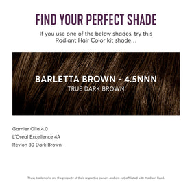 Madison Reed product label close-up highlighting Smart 8-Free benefits