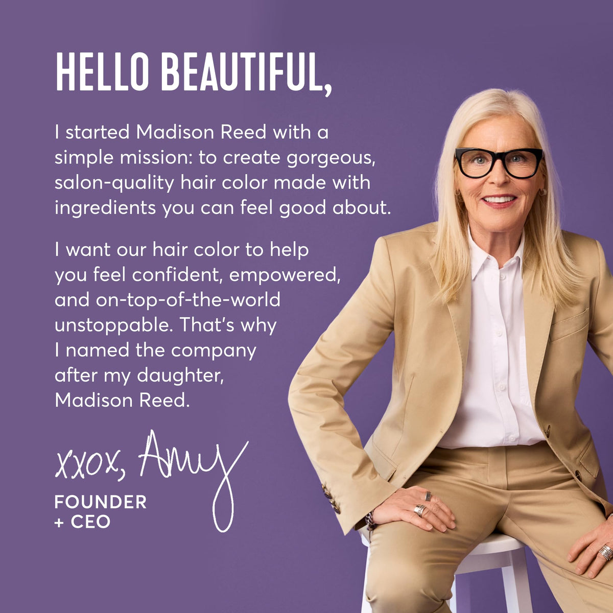 Madison Reed before and after partline comparison showing discreet, blended root coverage