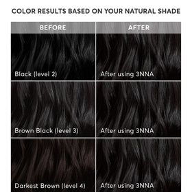 Madison Reed before and after roots comparison showing full gray coverage