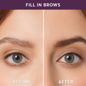 Madison Reed brow filling demo demonstrating fuller, natural-looking brows instantly