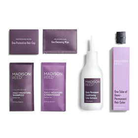 Madison Reed color bottle and activator for fast, no-drip application