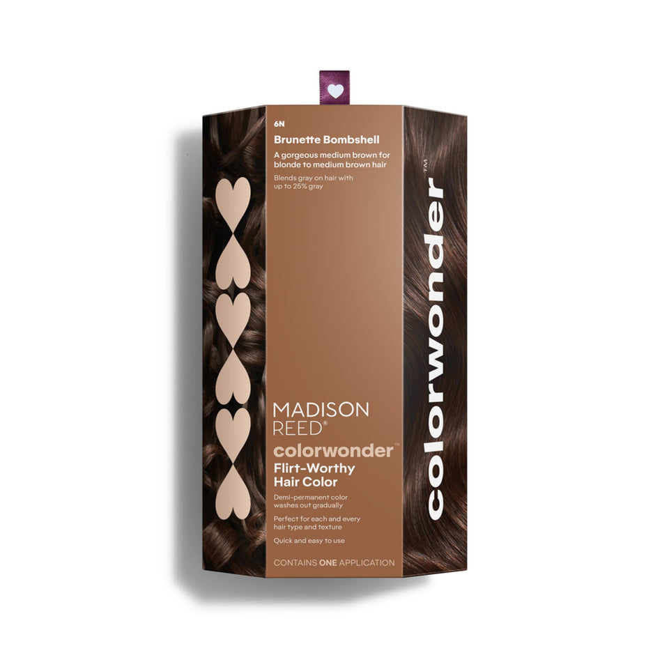 Madison Reed ColorWonder front box showing shade and benefits