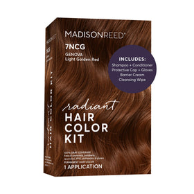 Madison Reed front box 7NCG showing product name and warm copper tone benefit