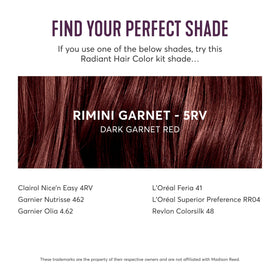 Madison Reed product label and ingredients highlighting Smart 8‑Free benefits
