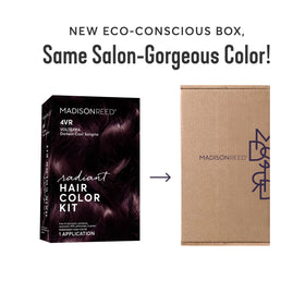 Madison Reed lifestyle image of model with vivid violet-red hair and shine