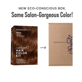 Madison Reed lifestyle styled copper hair in sunlight showing vibrant long-lasting color