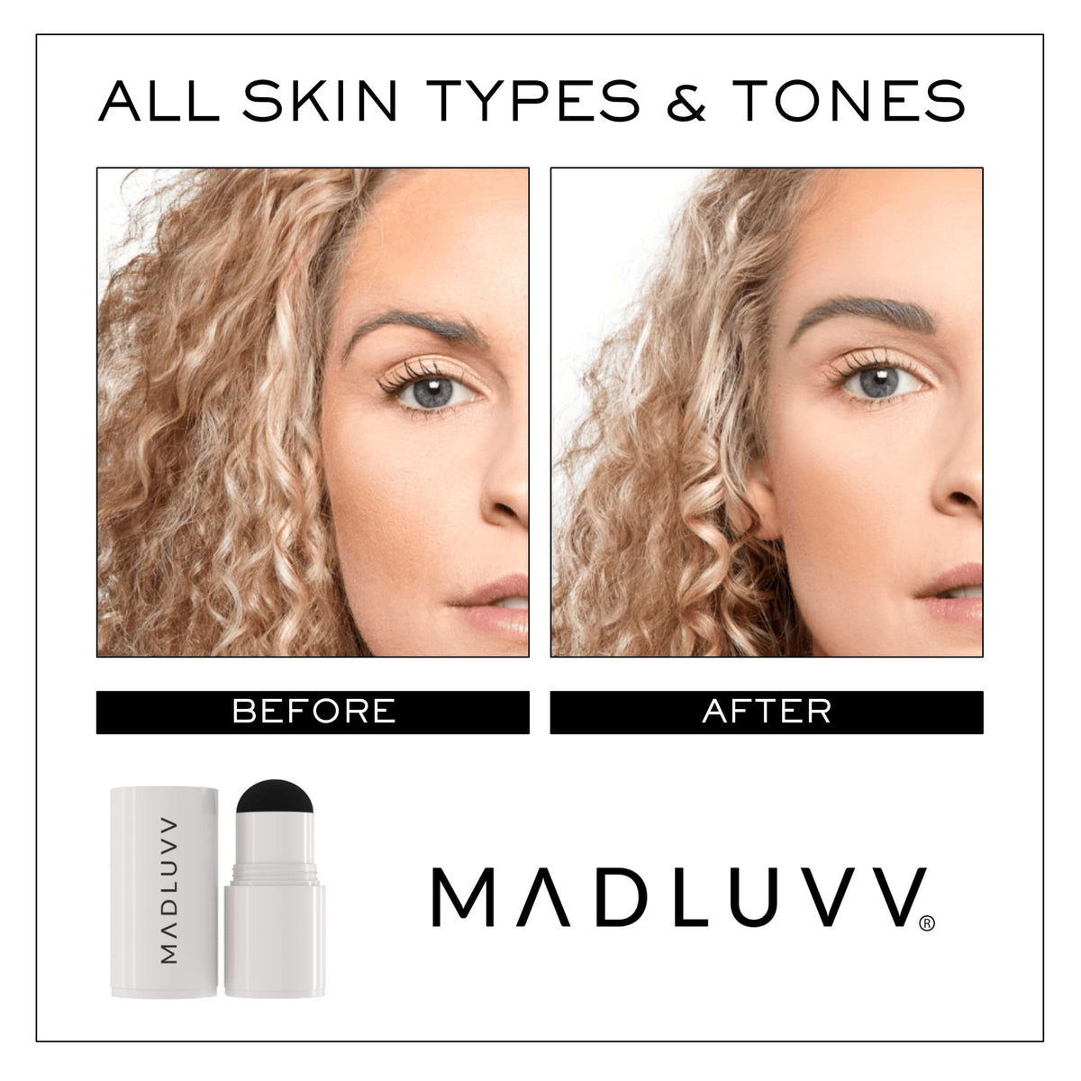 MADLUVV refill held in hand to show size and travel-friendly convenience