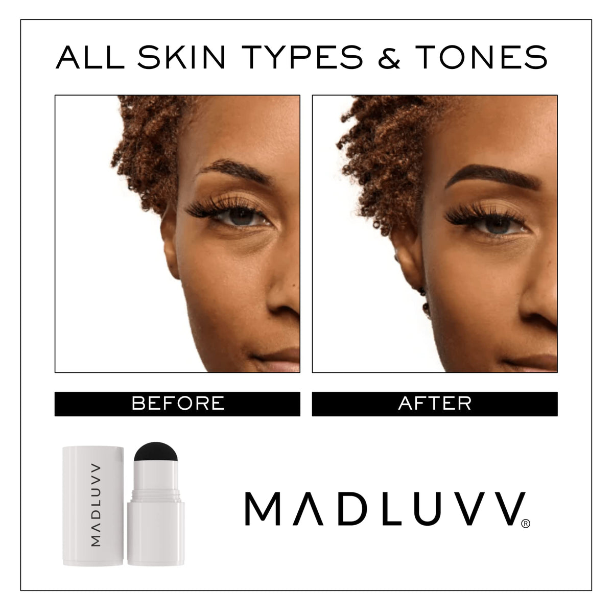 MADLUVV refill snapped into stamp body demonstrating simple swap-in replacement