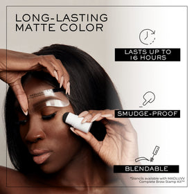MADLUVV close-up of sponge tip texture demonstrating even pigment delivery and natural finish