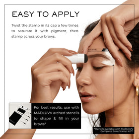 MADLUVV cream-to-powder texture close-up shows natural matte finish benefit