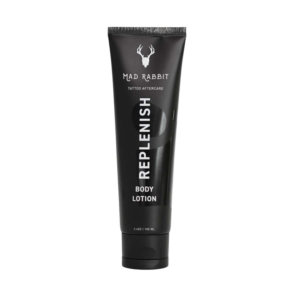 Mad Rabbit front packaging showing tube and branding, highlights clean formula