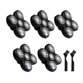 MAEATHOO front view replacement blades showing all five heads and clean design benefit