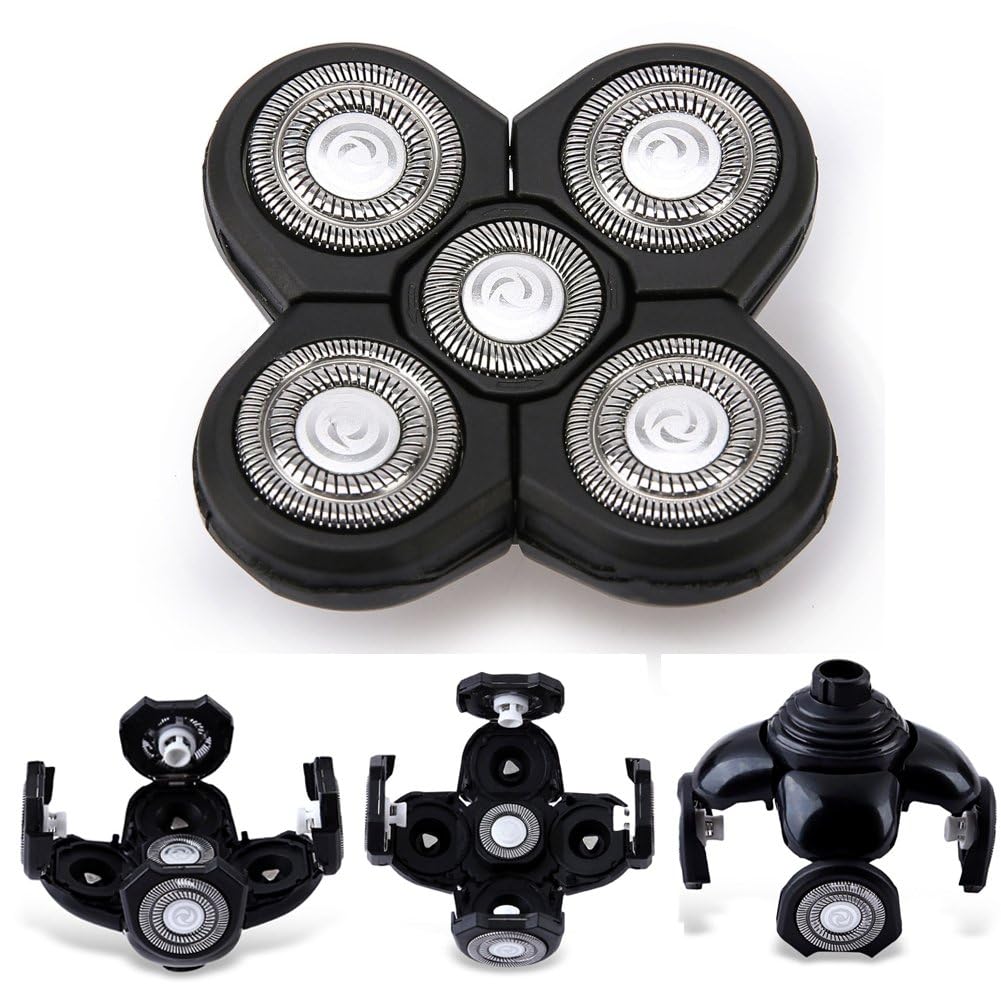 MAEATHOO lifestyle bathroom setup with shaver and heads, illustrates wet or dry shaving convenience