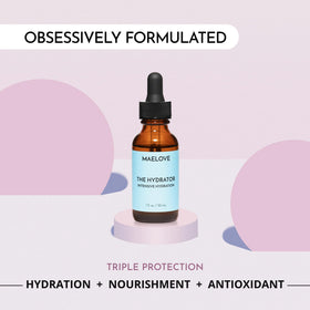 MAELOVE ingredient label showing resveratrol and B5 for antioxidant support