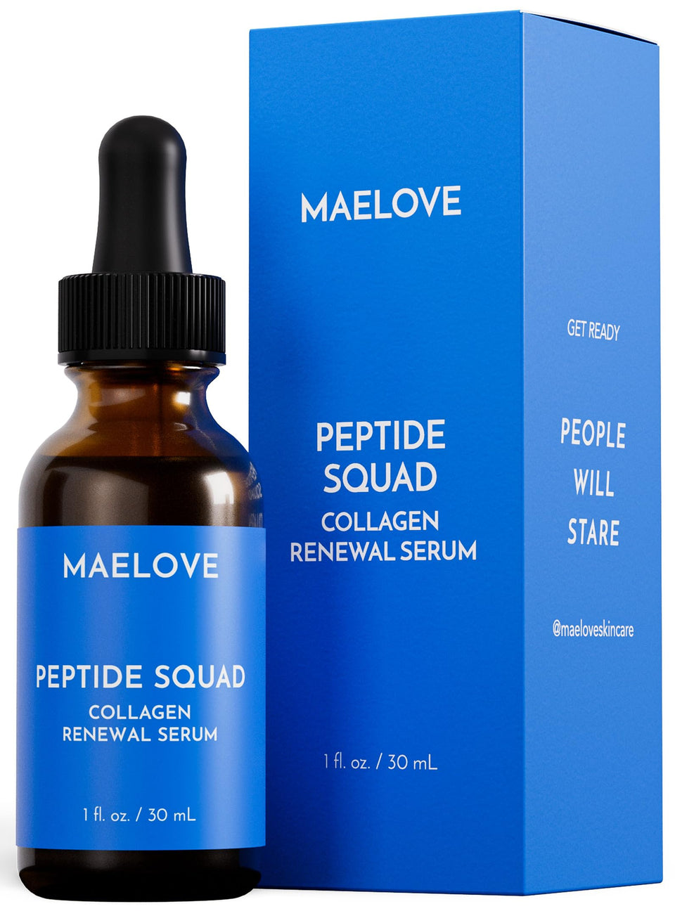 MAELOVE front packaging shot showing bottle label and benefits