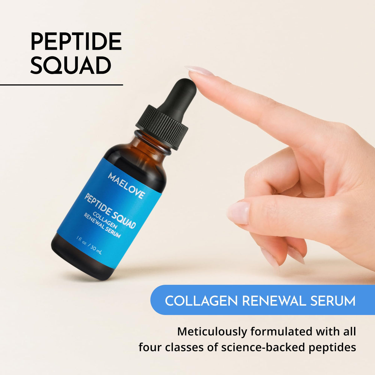MAELOVE pump detail with serum dispensing for precise application