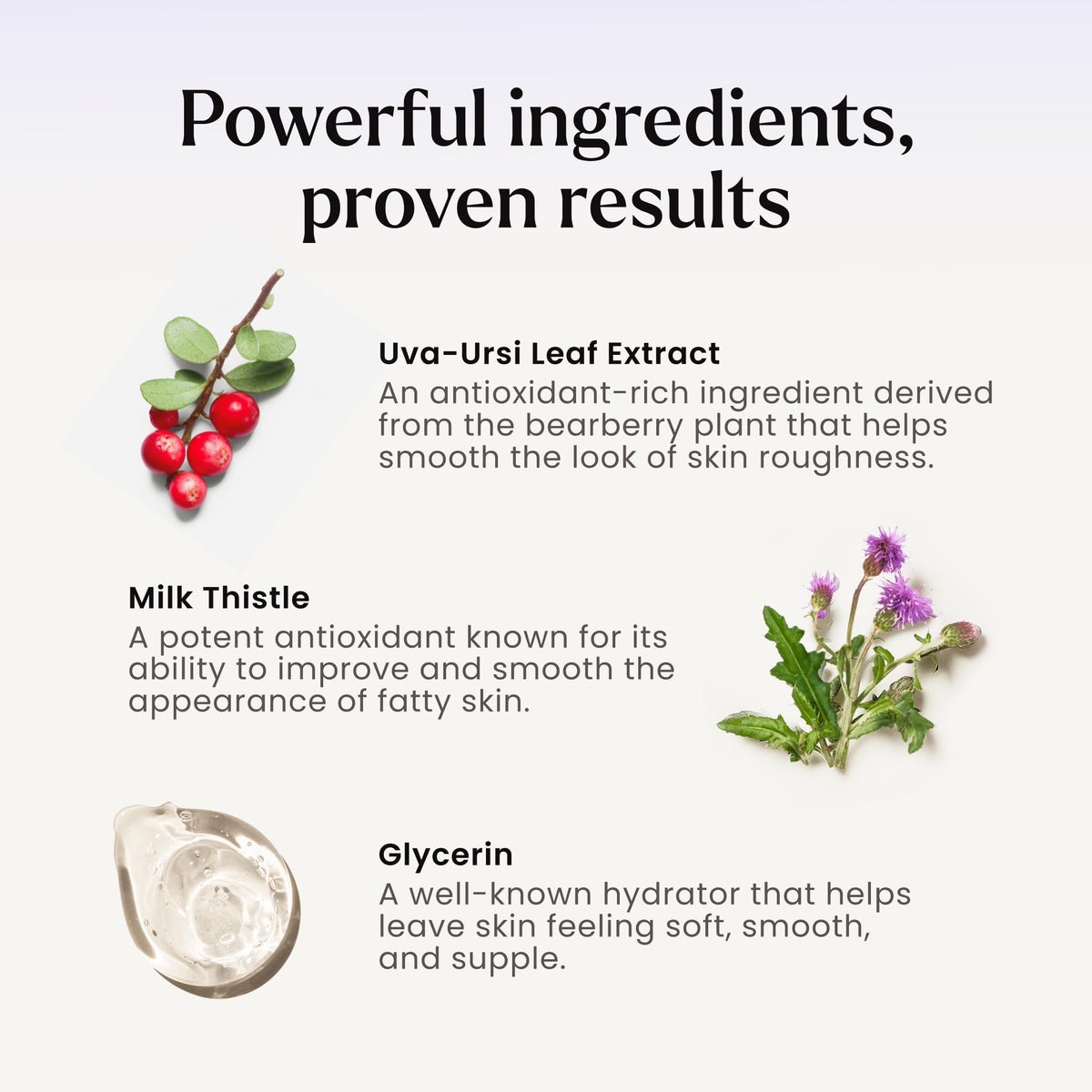MAËLYS ingredients label highlighting milk thistle and uva-ursi benefit