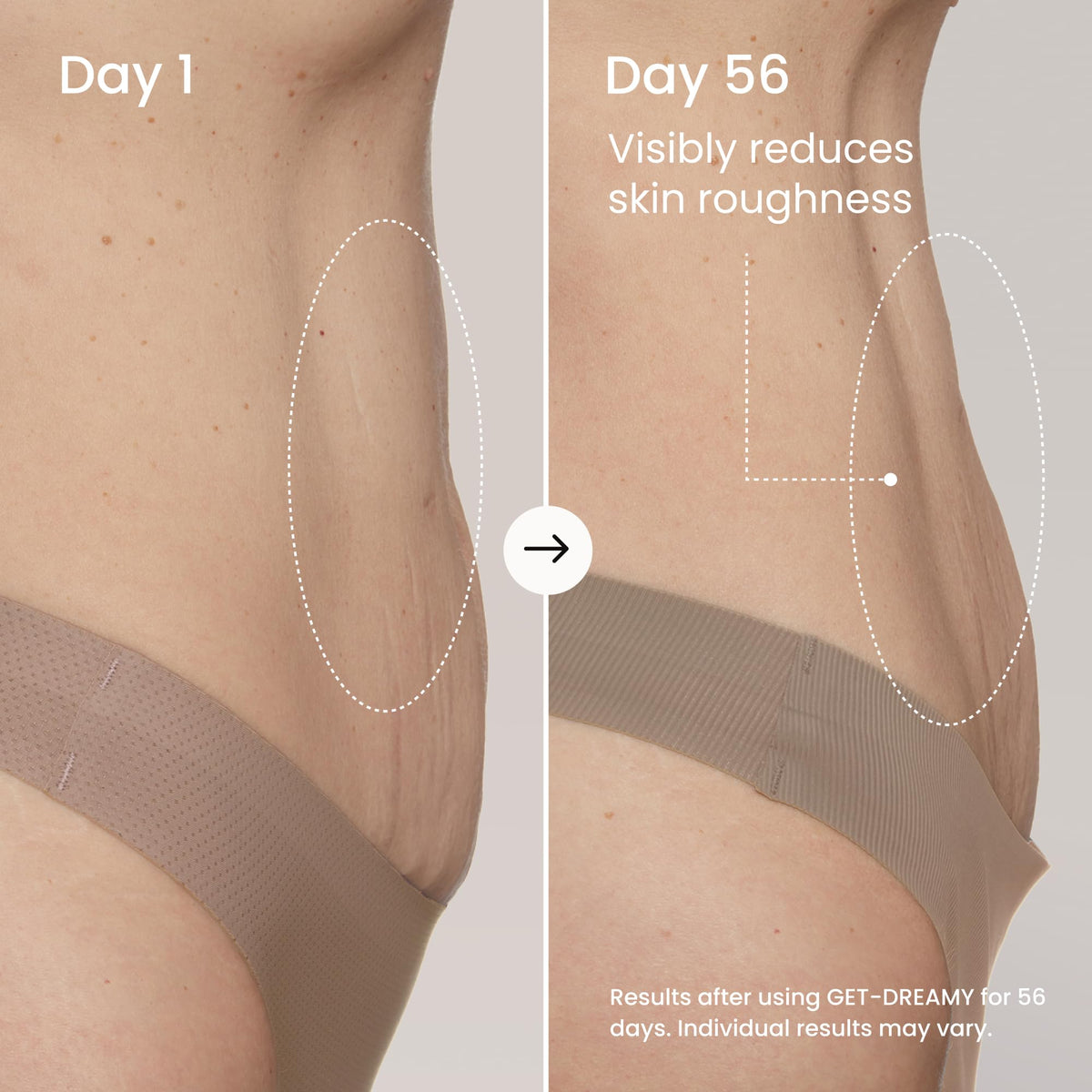 MAËLYS open jar revealing cream consistency for quick absorbency benefit