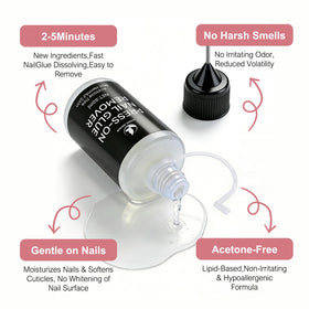 MAGIC ARMOR bottle with included cuticle pusher, enabling safe gentle lifting
