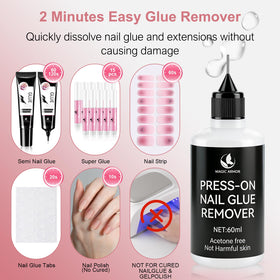 MAGIC ARMOR 60ml bottle beside everyday objects showing compact travel-friendly size
