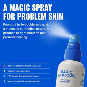 Magic Molecule spray nozzle close-up for precise, hygienic application