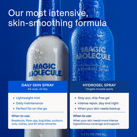 Magic Molecule gentle application to eyelid showing safe precision