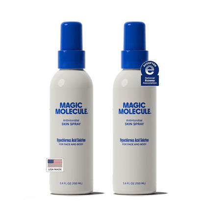 Magic Molecule front packaging showing clear label and bottle benefits